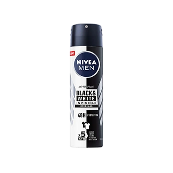 Black & White Invisible Deodorant 48H For Men NIVEA