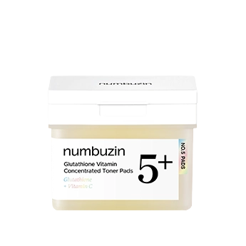 No.5+ Glutathione Vitamin Concentrated Toner Pads Numbuzin