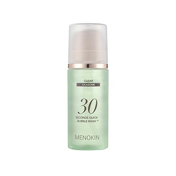 30 Seconds Quick Bubble Mask Clear Menokin